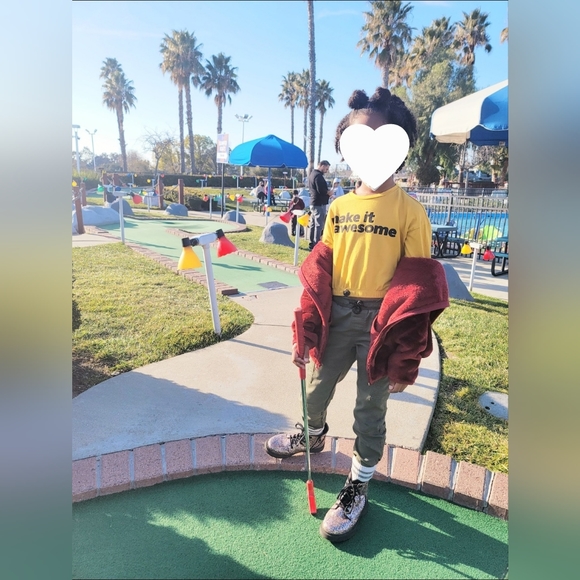 Zara Girls' Marigold Long Sleeve Bungee Cord Slogan Crop Top 7-9Y - Picture 10 of 11